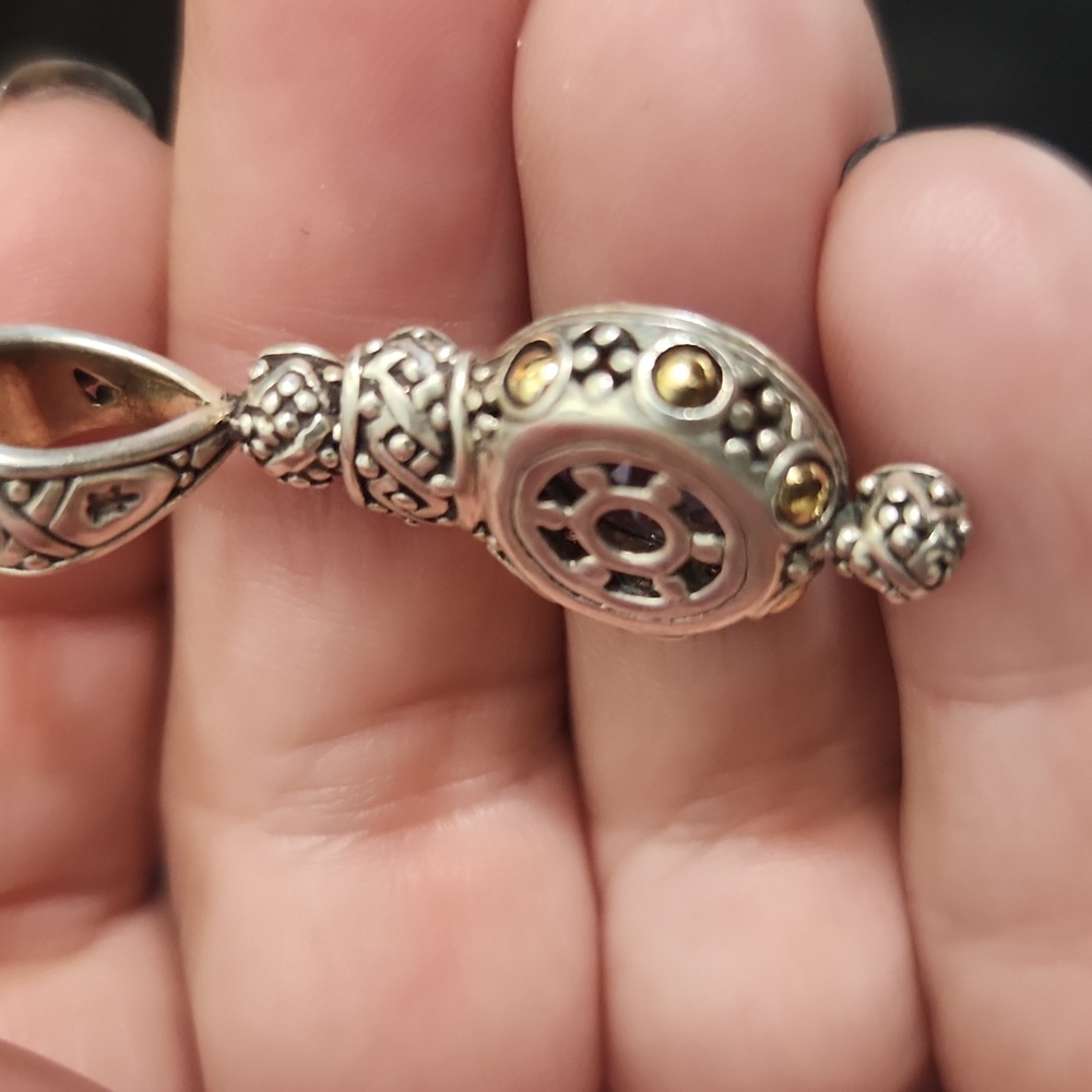 John Hardy From the Batu Sari Collection Sterling Silver & 18K - Picture 3 of 6